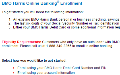 bmo harris online banking issues