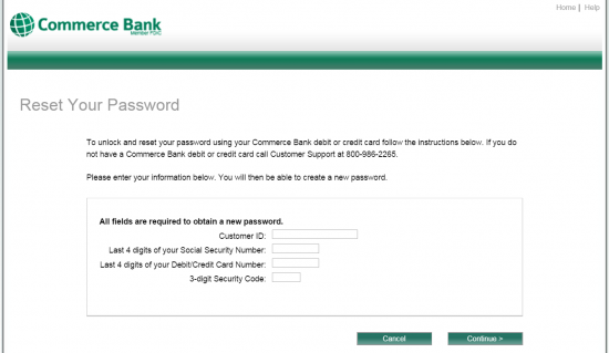 Commerce Bank Online Banking