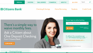 citizens bank online services