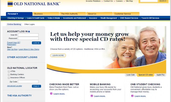 Old National Bank Online   Ob1 