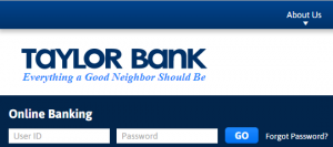 Taylor Bank Online Banking